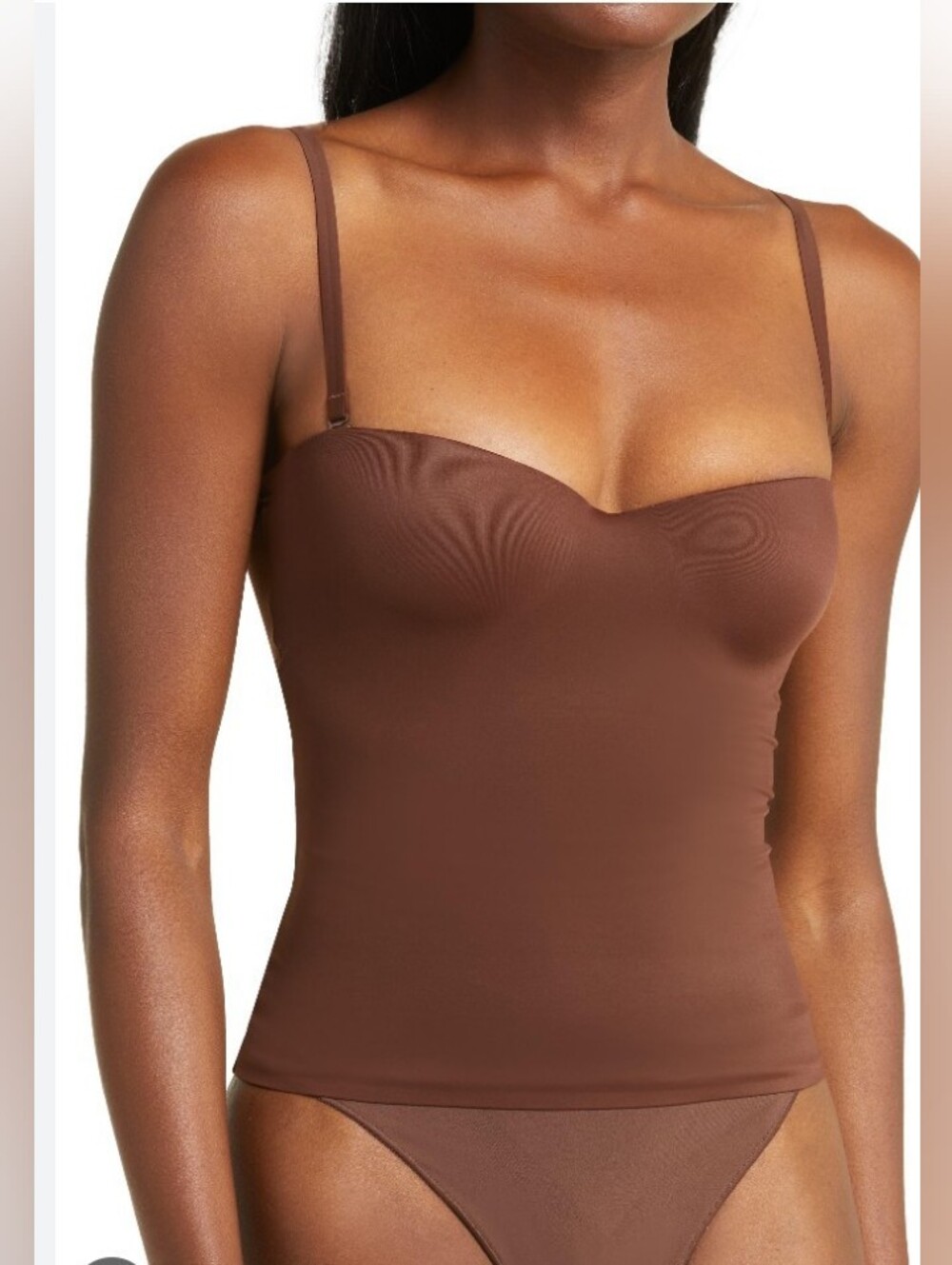 SKIMS Brown Contour Lift Tank. Nwt
